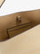 Toteme Petite Belted leather handbag with logo lettering print - Cashew