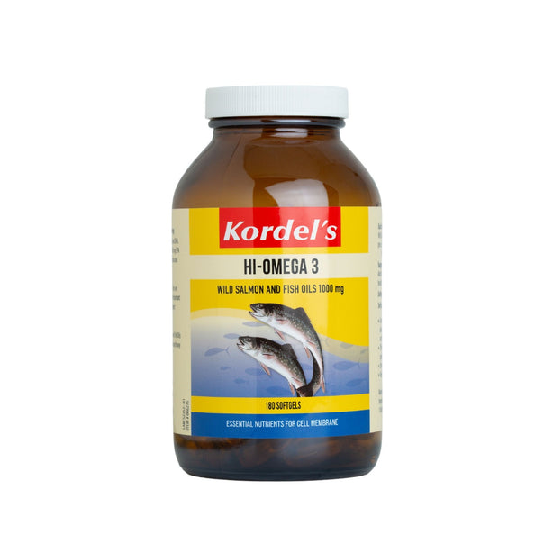 Kordel’s Hi- Omega 3 Wild Salmon and Fish Oils 1000 mg C180