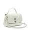 Postina Daily S Grained Calfskin Handbag - Bianco Latte