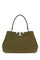 Olive Green Leather Mini Handbag