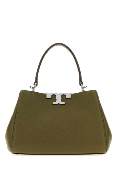 Olive Green Leather Mini Handbag