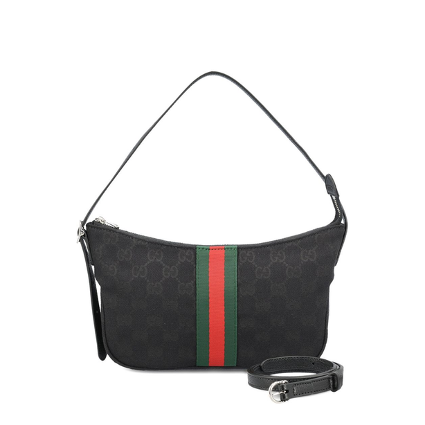 Lunetta Small GG Canvas Crossbody - Black