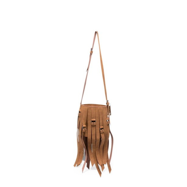 Braided Leather Bucket Bag - Cuero