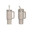 Zebra Vacuum Tumbler With Straw Jumbo 1.2L, Cream Brown