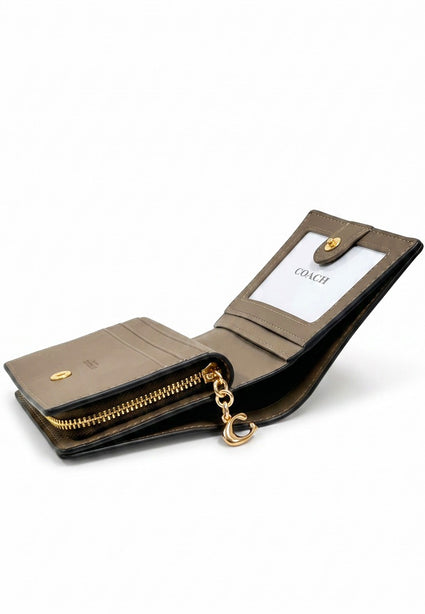 Coach Snap Wallet - Dark Stone