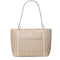 Kate Spade Marlowe Spade Flower Coated Canvas Tote Bag - Dark Beige Moon Dust KP265