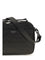 Ferragamo Leather crossbody Bag with embossed Gancini pattern - Black