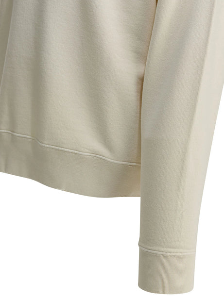 Golden Goose Crewneck sweatshirt with reverse logo - White