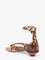 Chloe' Jelly TPU sandals with animal print - Blackbrown