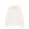 Wool Cashmere Ribbed Knit Sweater