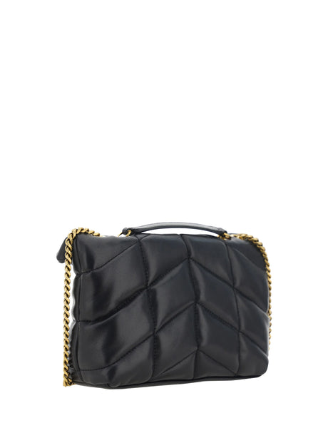 Saint Laurent Puffer Toy Shoulder Bag - Black