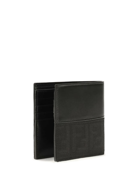 Fendi FF jacquard bifold Wallet - Black