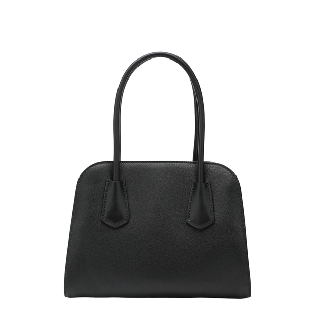 Medium Leather Tote Bags - Black