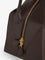 Alaia Bouledogue leather shoulder bag - Brun Fume