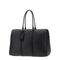 Essence Classic Large Coated Canvas Duffle Bag - Black