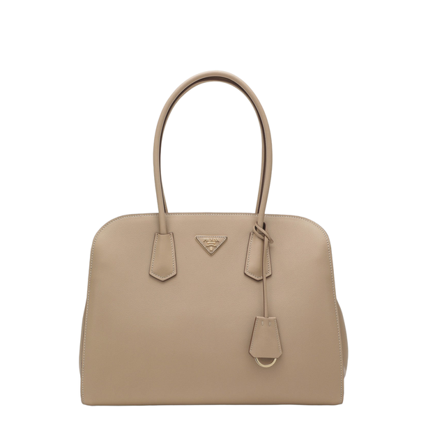 Large Calfskin Tote - Sand/Beige