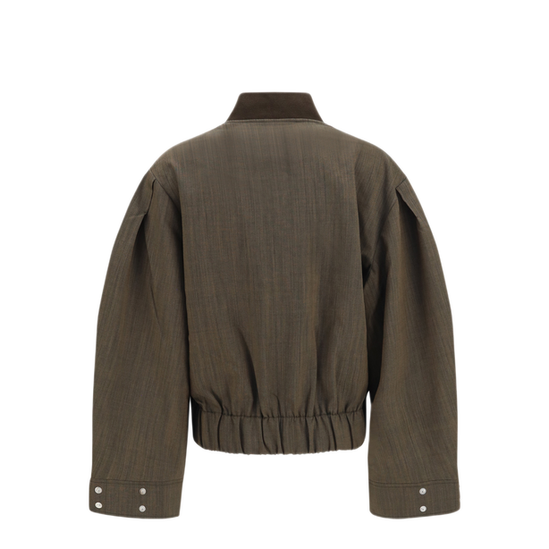 Lightweight Wool Bomber Jacket