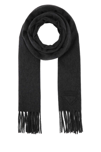 Charcoal Cashmere Scarf