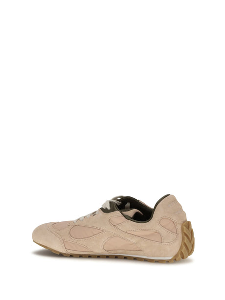 Bottega Veneta Orbit Flash Sneakers - Terra Pink/Olive Oil