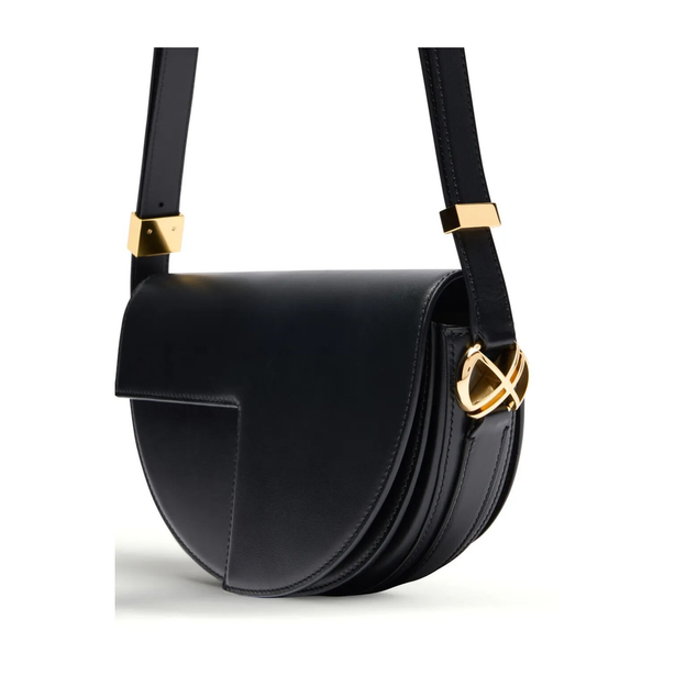 Calfskin Shoulder Bag - Black