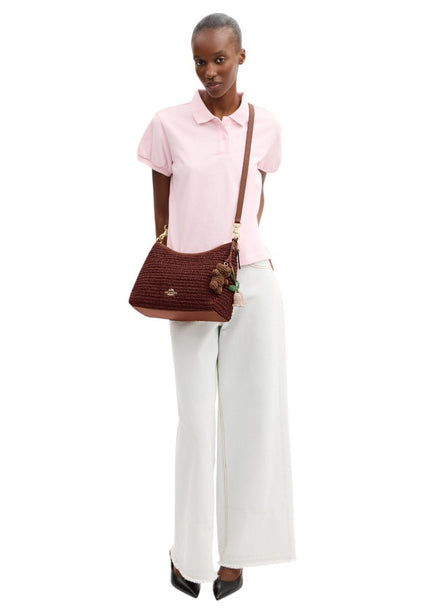 Coach Laurel Shoulder Bag With Charms - Russet Red