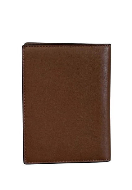 Coach Mens Passport Card Case With Whipstitch - Saddle Brown