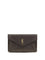 Saint Laurent Envelope leather Clutch - Chocolat Noir