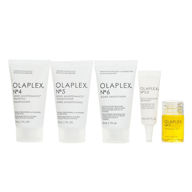 Olaplex The Healthy Hair Discovery Set: No4 30ml+no5 30ml+no0.5 5ml+no6 30ml+no7 Bonding Oil 7.5ml - 5pcs
