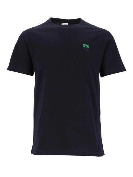 Loewe Regular Fit Cotton T-Shirt - Blue