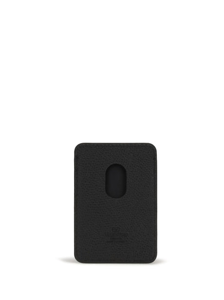 Valentino Garavani VLogo Signature magnetic Card Holder - Black