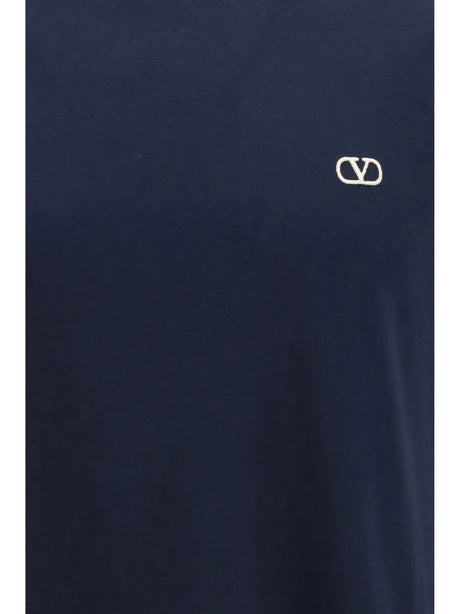 Valentino Cotton VLogo T-shirt - Navy