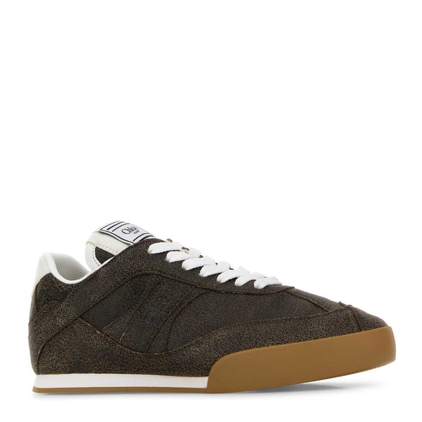 Brown Leather Sneakers