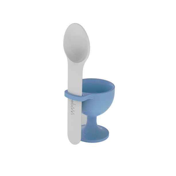 EggCup + Spoon - Nordic Blue