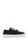 Navy Blue Leather Sneakers