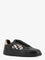 Burberry Leather sneakers with Traditional Check inserts - Black/Sand Ip Chk