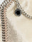 Stella Mccartney Falabella Tiny Shiny Shaggy Deer crossbody bag - Shellpink