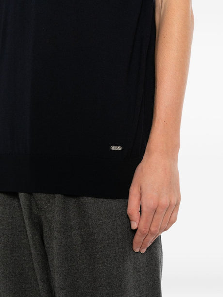 Navy Wool Sweater