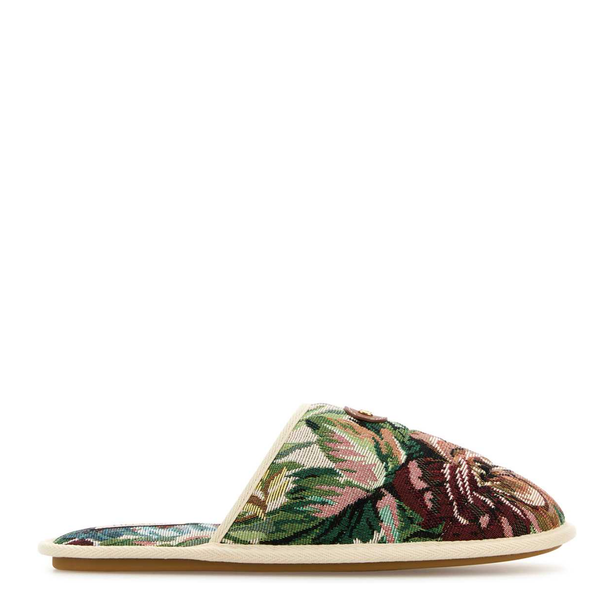 Printed Fabric Ta Chambre Slippers