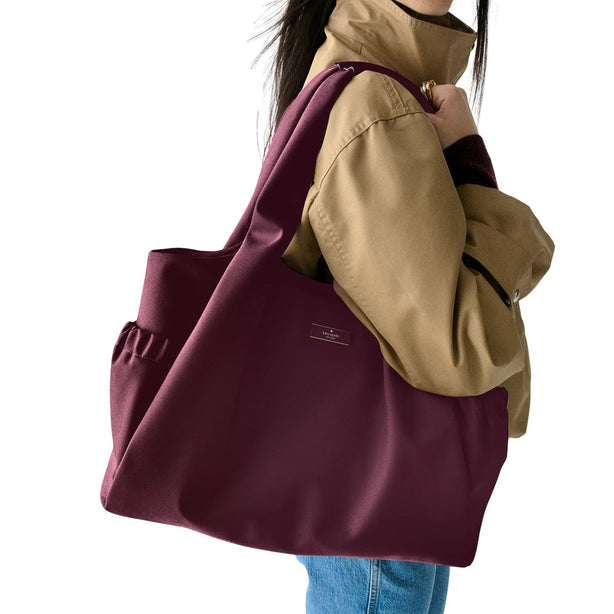 Kate Spade Carter Nylon Large Baby Bag - Deep Cherry KL960