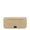 Love Bag Click Soft Horizontal Classic Medium Raffia Crossbody - Beige