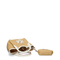 Durini 24 S Woven Straw Crossbody Bag - Naturale/Bianco