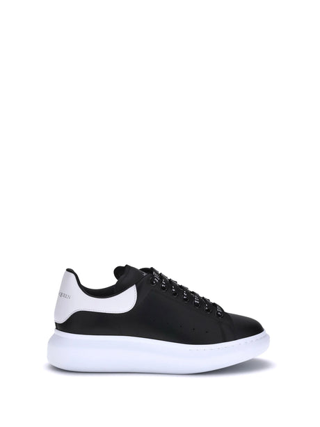Alexander Mcqueen Leather Sneakers - Black