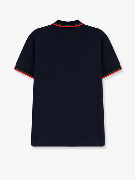 Gucci Cotton polo shirt with embroidered logo on the front - Urbanblue