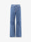 Loewe Anagram Baggy Jeans with embroidery on the front - Jeans Blue