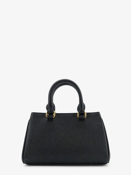 Valentino Garavani VLogo Signature Mini Leather Handbag - Nero
