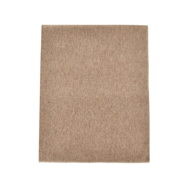 MAX MARA Logo embroidery cashmere scarf