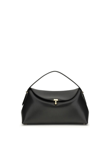 Toteme T-Lock Shoulder Bag - Black
