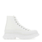 White Canvas Sack Sneakers