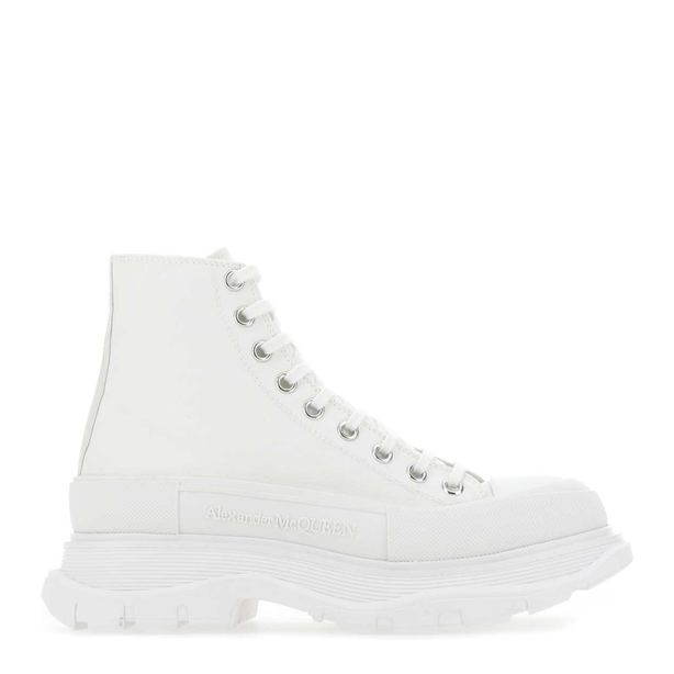 White Canvas Sack Sneakers