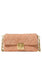 Kate Spade Carey Quilted Peach Tweed Wallet On Chain - Orange Jasper